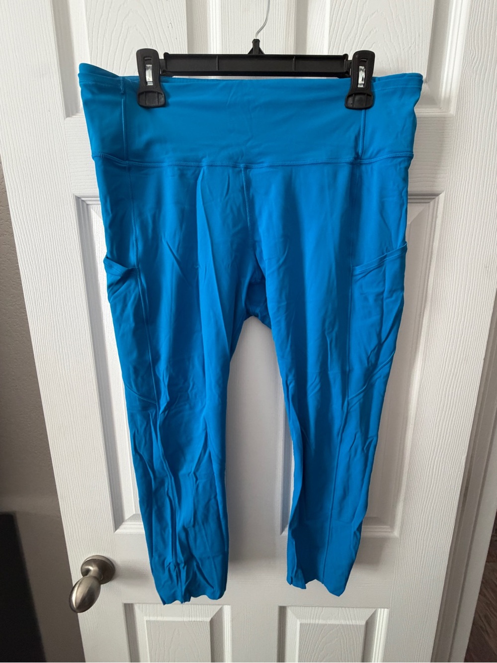 lululemon athletica Bright Blue Leggings with Side Pockets